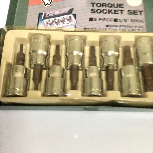 New BUFFALO 9 Piece Torque Socket Set,  3/8” Drive - Picture 3 of 10